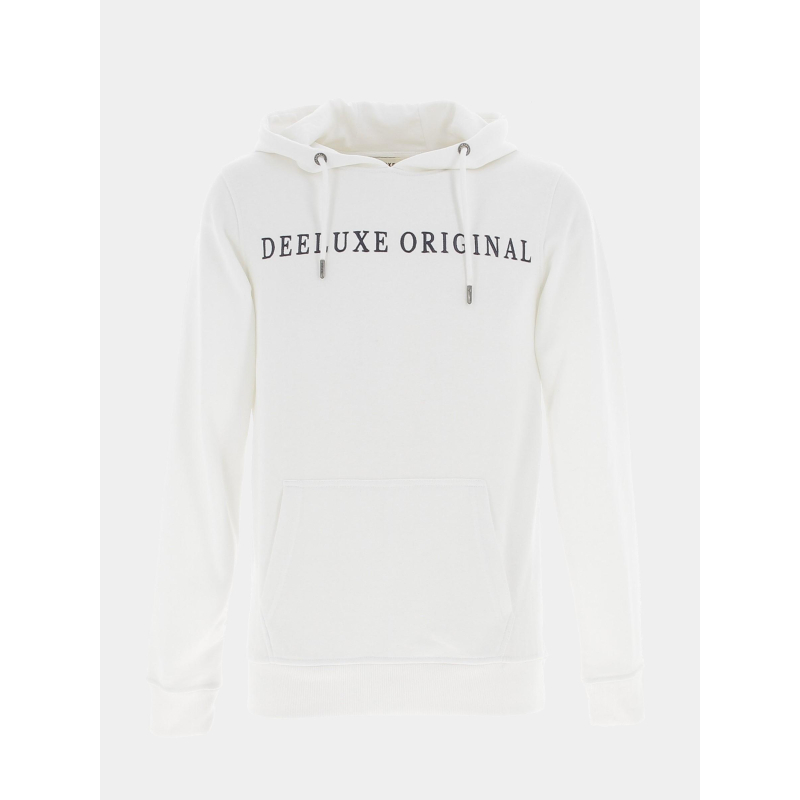 Sweat à capuche benco blanc homme - Deeluxe