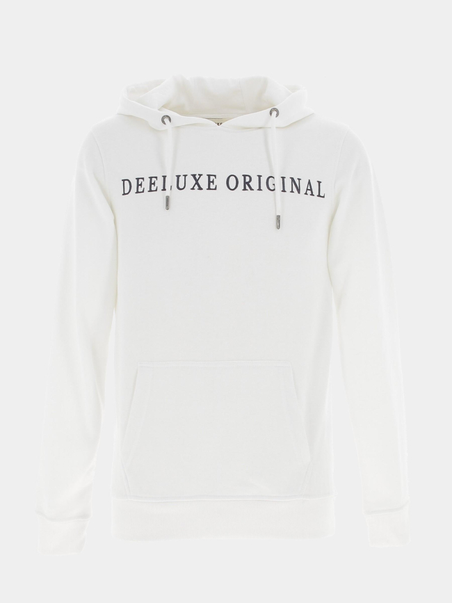 Sweat à capuche benco blanc homme - Deeluxe