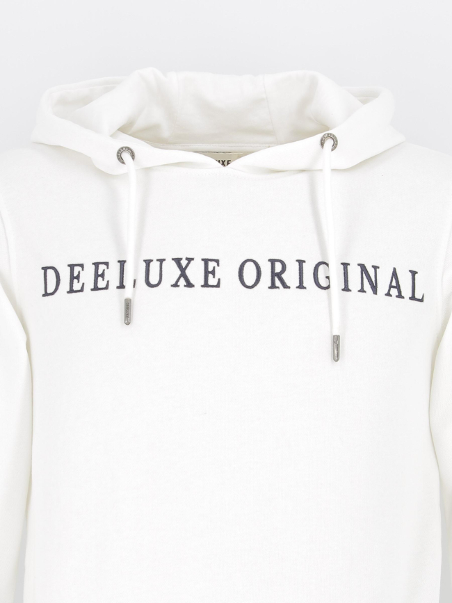 Sweat à capuche benco blanc homme - Deeluxe