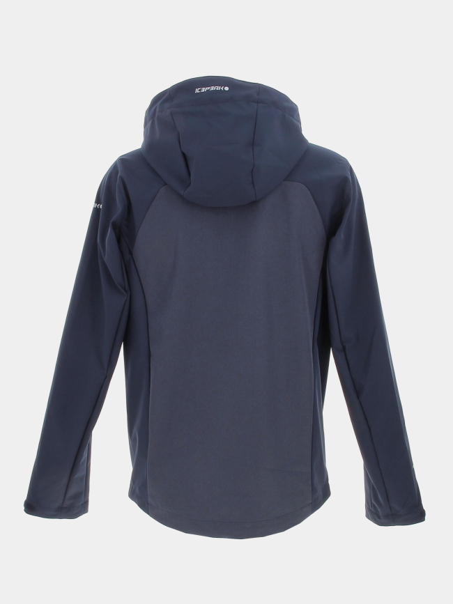 Veste imperméable de randonnée brooker bleu homme - Icepeak