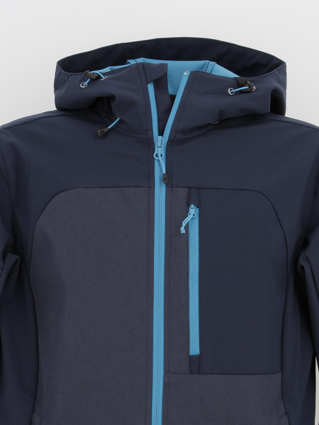 Veste imperméable de randonnée brooker bleu homme - Icepeak