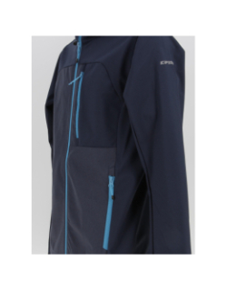 Veste imperméable de randonnée brooker bleu homme - Icepeak