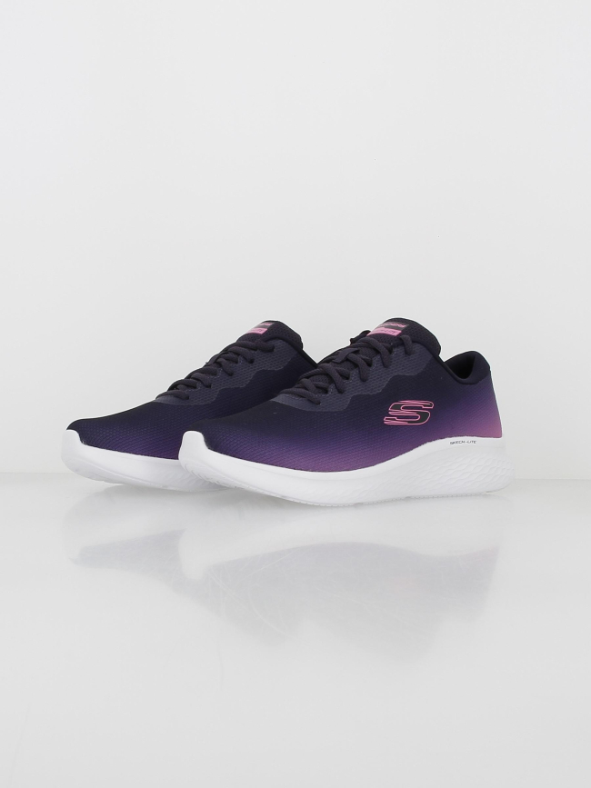 Basket skechers femme violet on sale