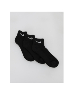 Pack 3 paires de chaussettes cush chevilles noir - Nike