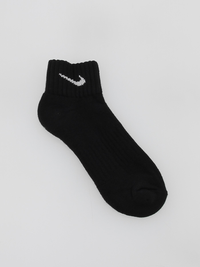 Pack 3 paires de chaussettes cush chevilles noir - Nike