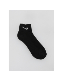 Pack 3 paires de chaussettes cush chevilles noir - Nike