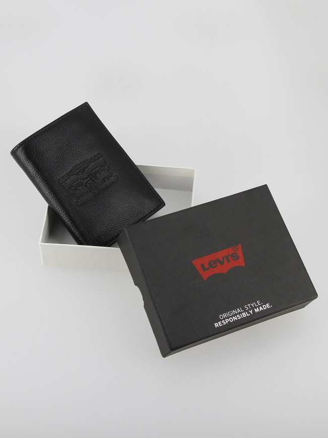 Portefeuille vintage chevaux noir homme - Levi's