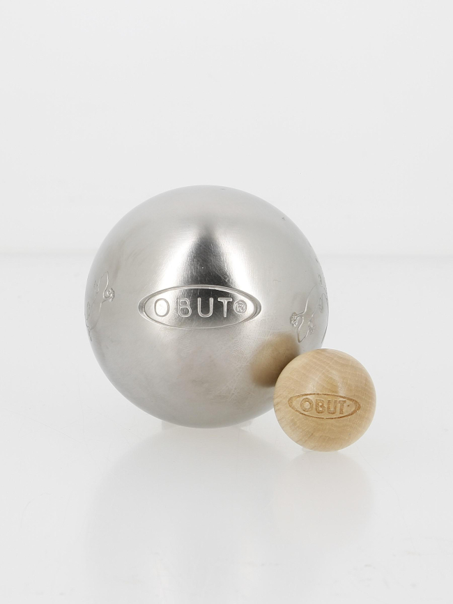 Boules de pétanque tendre 73mm salamandre strie 1 - Obut