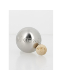 Boules de pétanque tendre 73mm tatou strie 1 - Obut