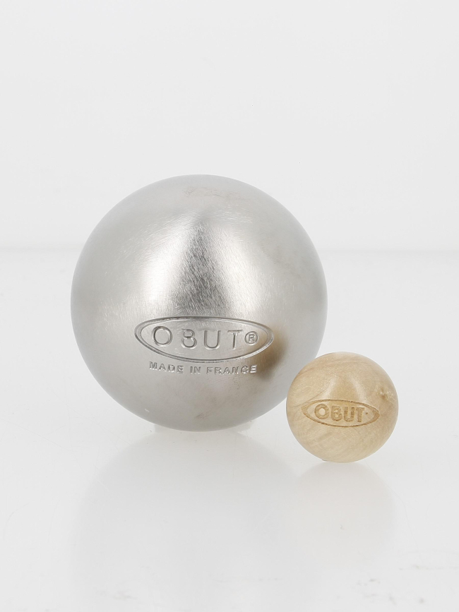 Boules de pétanque tendre 73mm lisse strie 0 - Obut