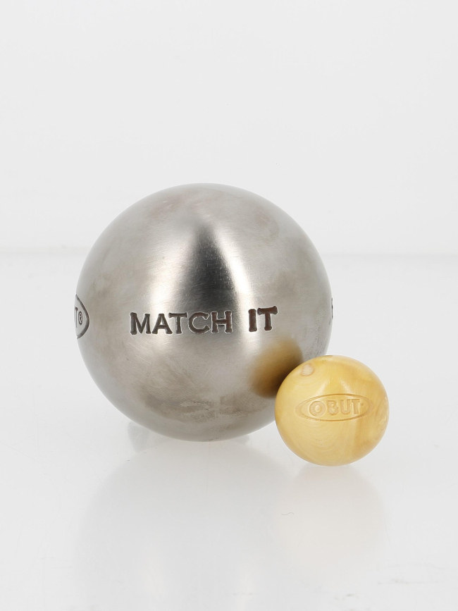 Match it strie 0 demi-tendre 71mm boules de pétanque - Obut