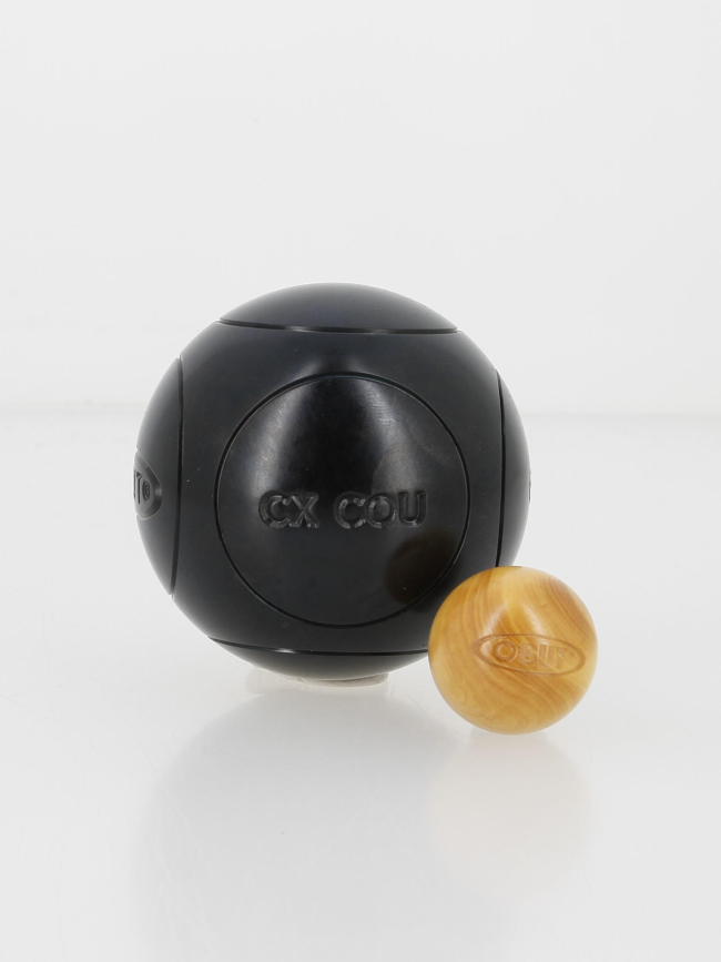 Cx cou strie 1 demi-tendre 76mm boules de pétanque - Obut