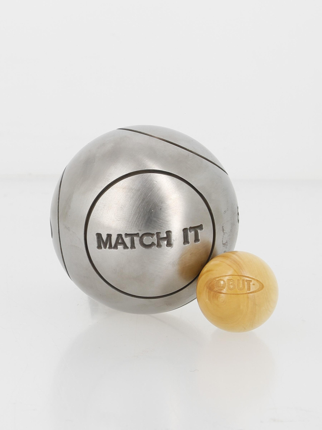 Match it strie 1 demi-tendre 72mm boules de pétanque - Obut