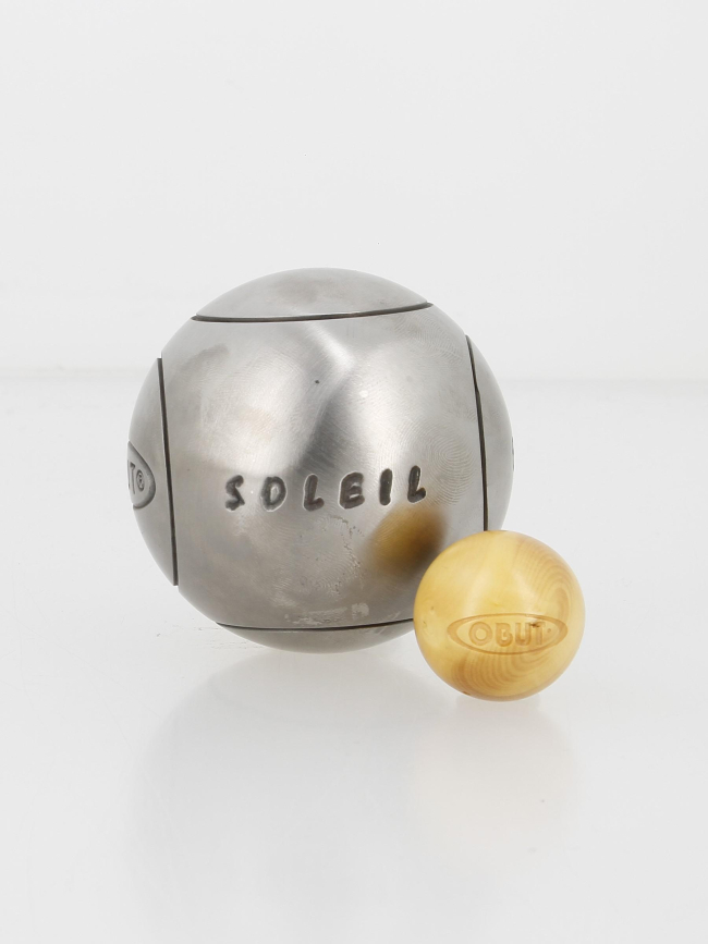 Soleil strie 1 tendre 73mm boules de pétanque - Obut