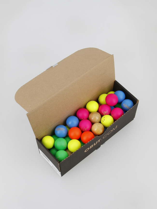 Pack de 59 buts de pétanque multicolore - Obut