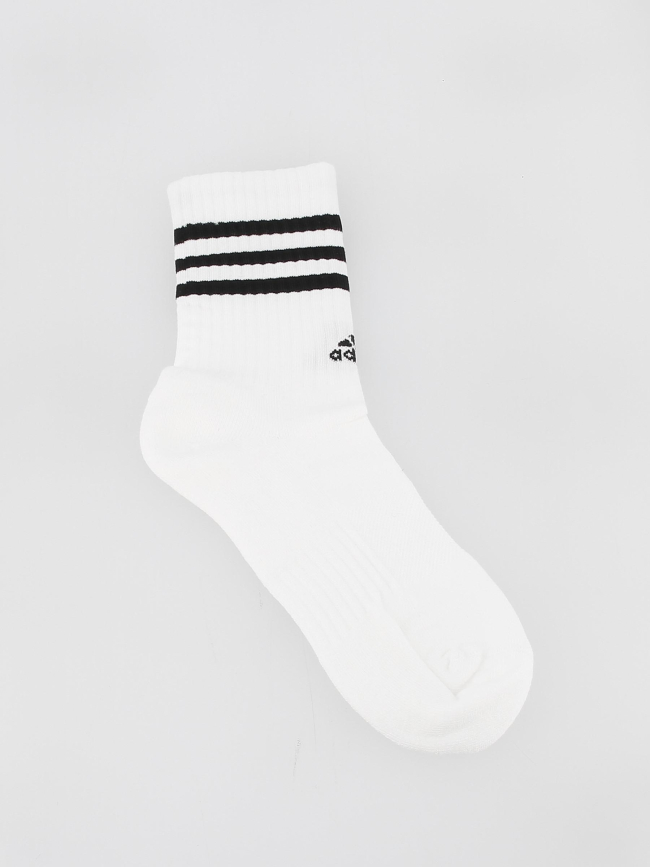 Pack 3 paires de chaussettes 3 stripes blanc - Adidas