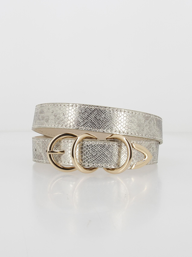 Ceinture repta argenté femme - Morgan