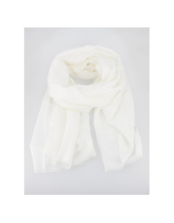 Echarpe beauty pailletée blanc ivoire femme - Morgan