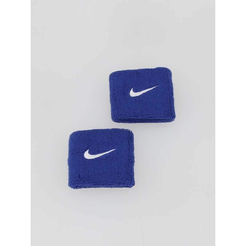 Poignets éponge de tennis swoosh bleu - Nike