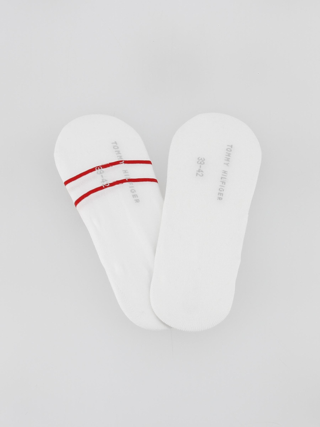 Pack 2 paires de chaussettes invisible blanc homme - Tommy Hilfiger