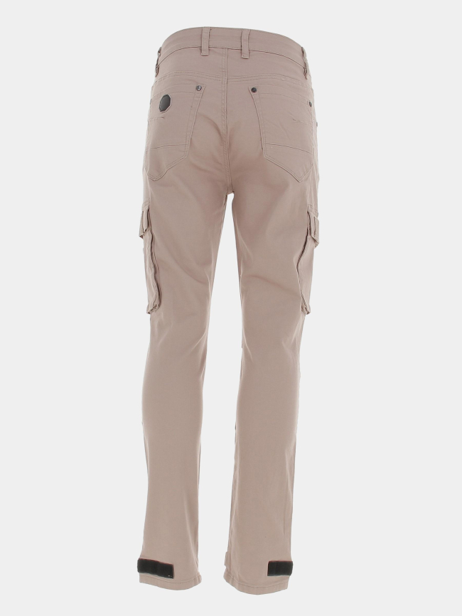 Pantalon cargo sangle marron homme - Project X Paris