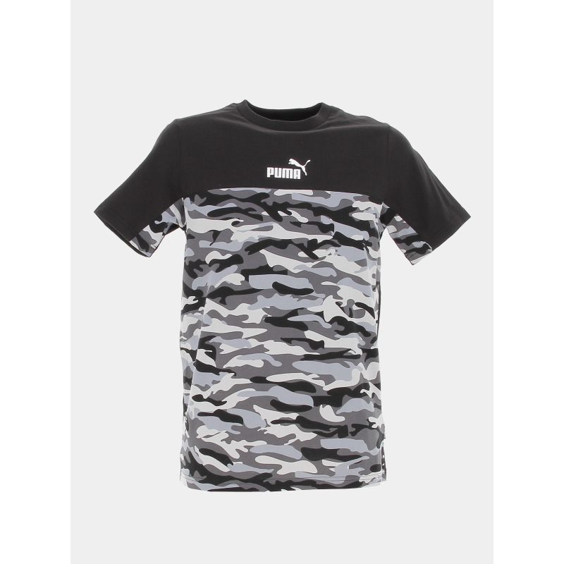 T-shirt essential camo noir homme - Puma