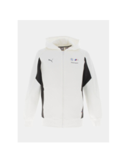 Sweat zippé à capuche bmw motorsport blanc homme - Puma