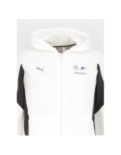 Sweat zippé à capuche bmw motorsport blanc homme - Puma