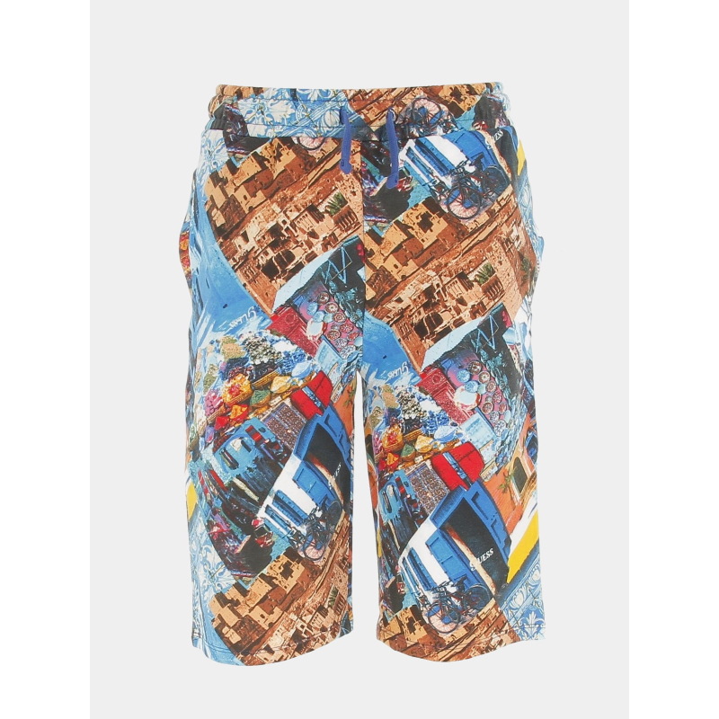 Short active mosaique marocaine multicolore garçon - Guess