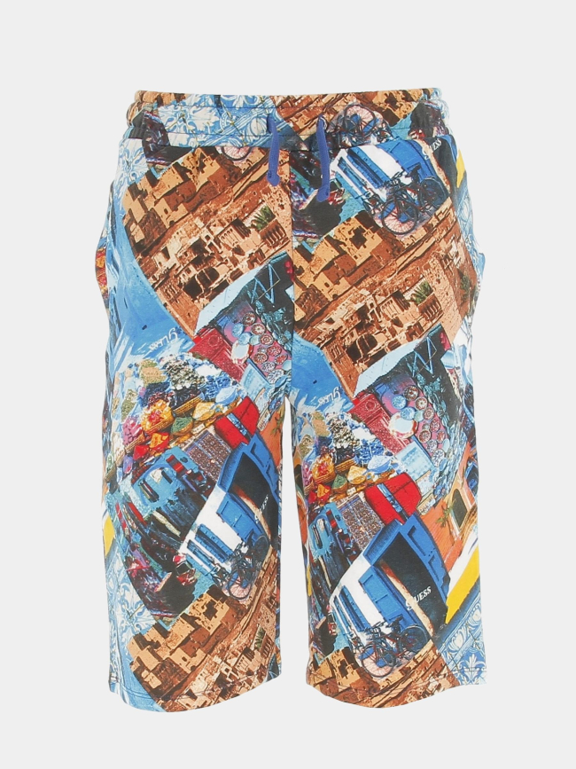 Short active mosaique marocaine multicolore garçon - Guess