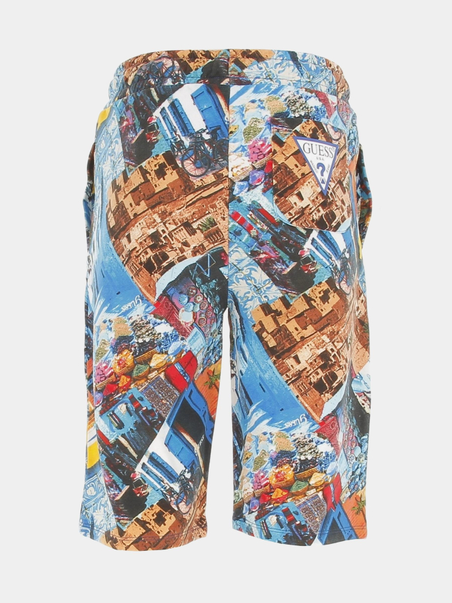 Short active mosaique marocaine multicolore garçon - Guess