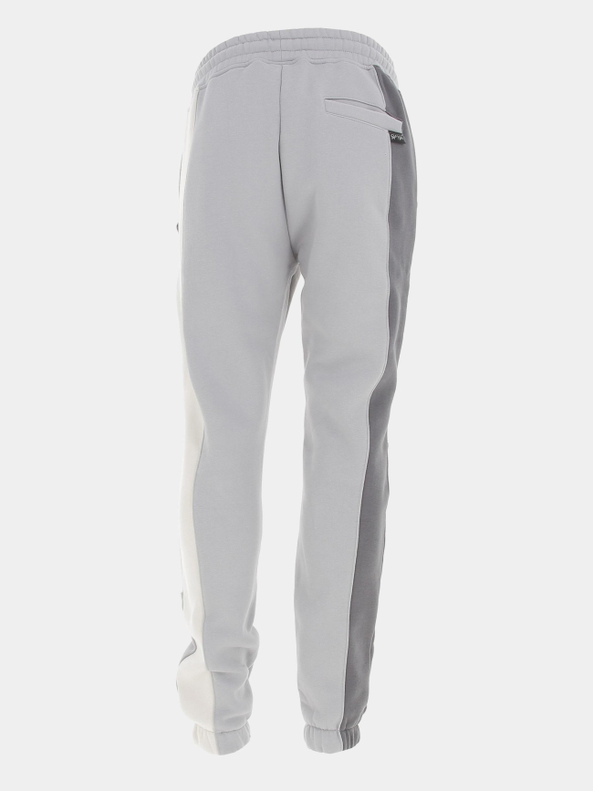 Jogging tricolore double logo gris - Project X Paris