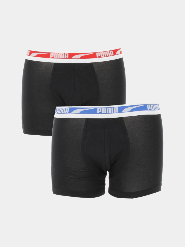 Pack 2 boxers basic stretch noir homme - Puma