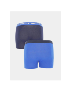 Pack 2 boxers logo patch bleu garçon - Puma