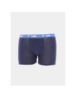 Pack 2 boxers logo patch bleu garçon - Puma