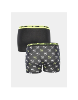 Pack 2 boxers stretch logo noir garçon - Puma