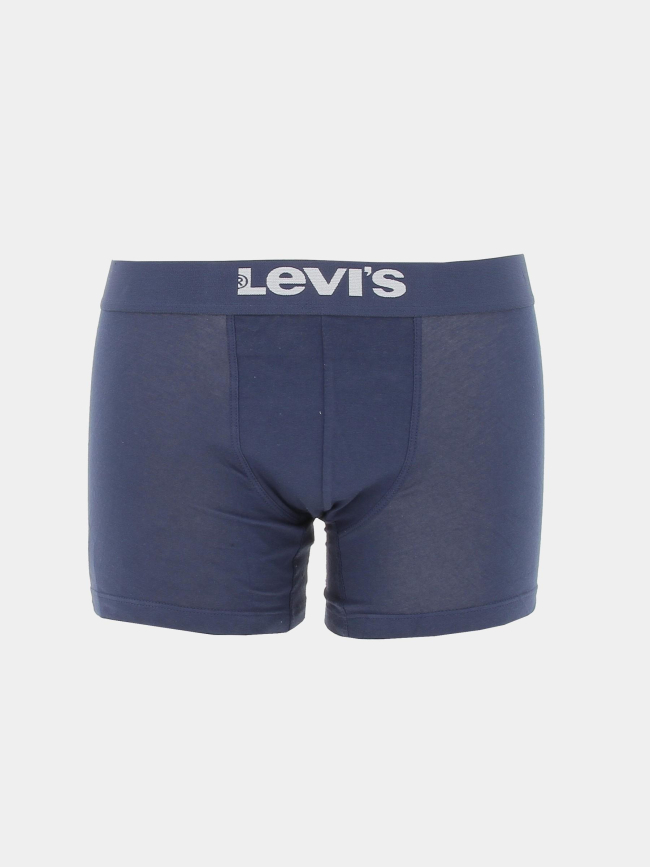 Pack 2 boxer solid basic bleu marine homme - Levi's