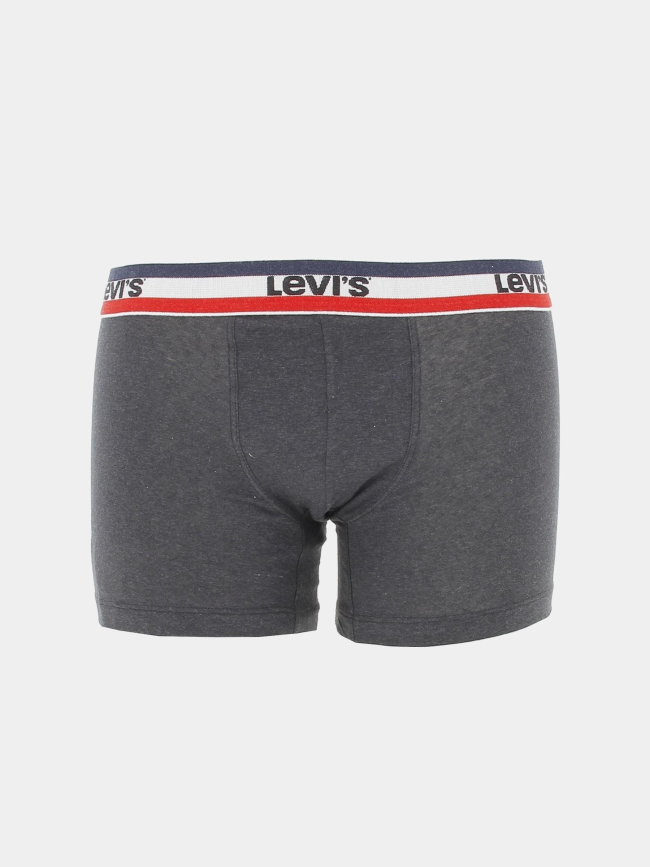 Pack 2 boxers sportswear rouge gris homme - Levi's