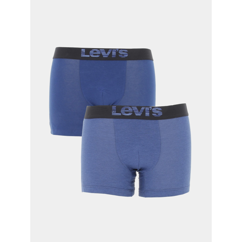 Pack 2 boxers optical illusion bleu marine homme - Levi's