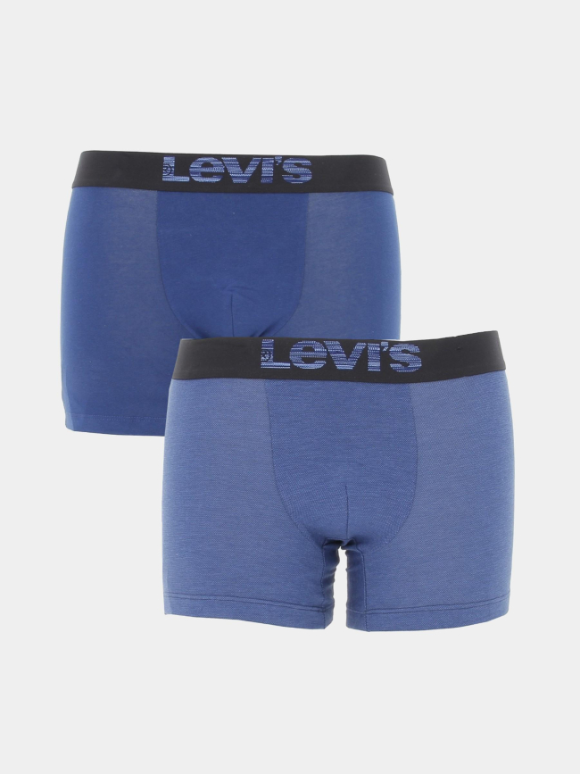 Pack 2 boxers optical illusion bleu marine homme - Levi's