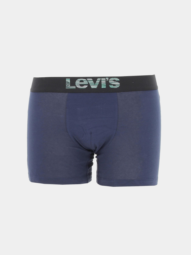 Pack 2 boxers optical illusion vert bleu homme - Levi's