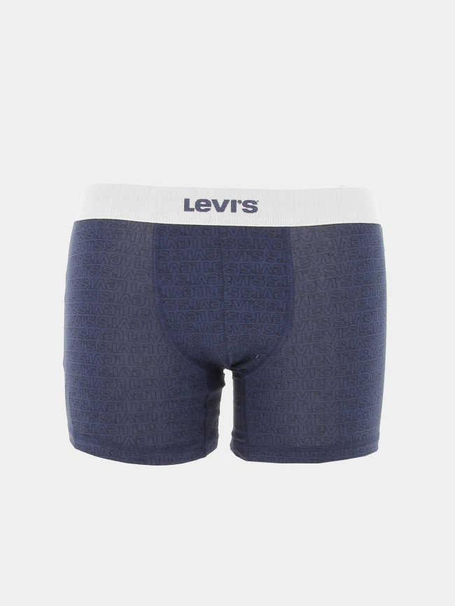 Pack 2 boxers tonal logo bleu marine homme - Levi's