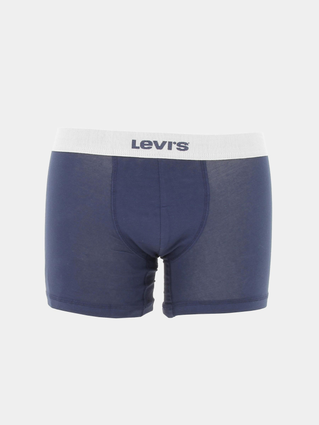 Pack 2 boxers tonal logo bleu marine homme - Levi's