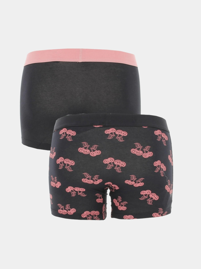 Pack 2 boxers cerises noir rose homme - Levi's