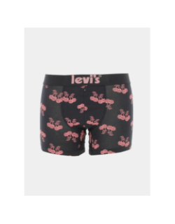 Pack 2 boxers cerises noir rose homme - Levi's