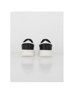 Baskets en cuir high life blanc noir homme - Teddy Smith