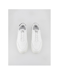 Baskets en cuir high life blanc noir homme - Teddy Smith