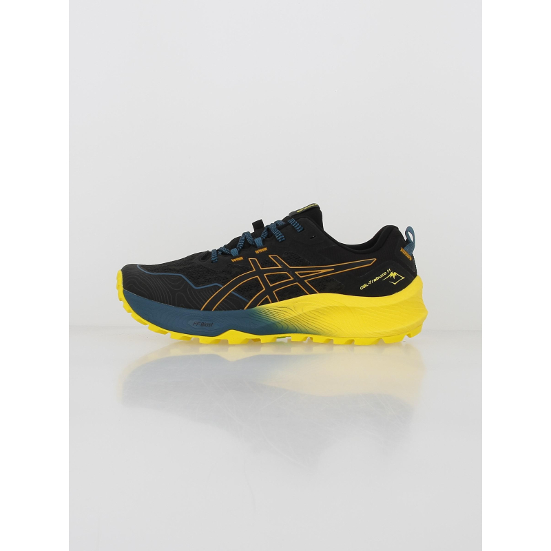 Chaussures de trail gel trabuco 11 noir jaune homme - Asics