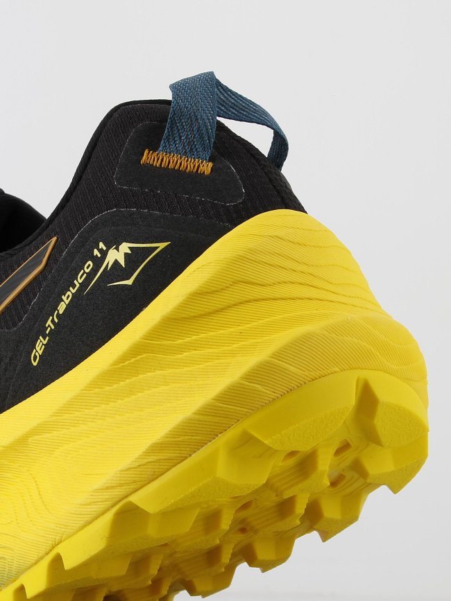 Chaussures de trail gel trabuco 11 noir jaune homme - Asics