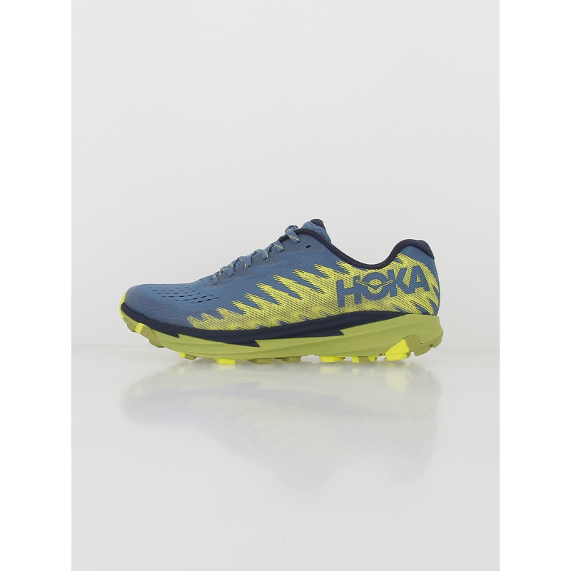 Chaussures de trail torrent 3 bleu vert homme - Hoka